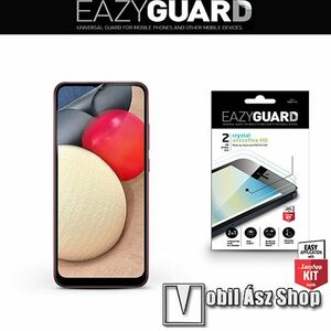 EAZYGUARD képernyővédő fólia - 2 db/csomag (Crystal/Antireflex MATT!) - törlőkendővel, A képernyő sík részét védi - SAMSUNG Galaxy A02s (SM-A025F) / Galaxy M02s (SM-M025F) - GYÁRI kép