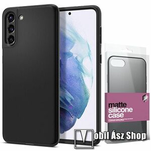 Xpro szilikon védő tok / hátlap - ULTRAVÉKONY! 0.33mm - MATT FEKETE - SAMSUNG Galaxy S21 Plus 5G (SM-G996B/SM-G996B/DS) - GYÁRI kép