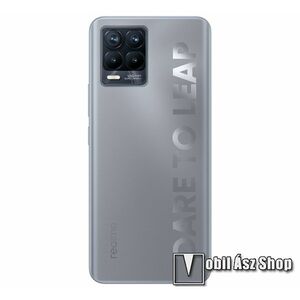 Szilikon védő tok / hátlap - ULTRAVÉKONY! - ÁTLÁTSZÓ - Realme 8 / Realme 8 Pro kép