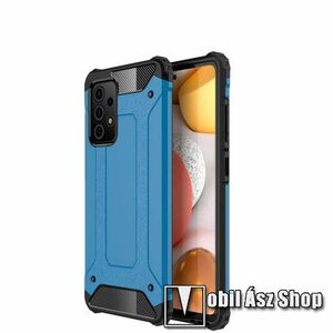 OTT! MAX DEFENDER műanyag védő tok / hátlap - VILÁGOSKÉK - szilikon belső, ERŐS VÉDELEM! - SAMSUNG Galaxy A72 5G (SM-A726F) / Galaxy A72 4G (SM-A725F) kép