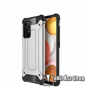 OTT! MAX DEFENDER műanyag védő tok / hátlap - EZÜST - szilikon belső, ERŐS VÉDELEM! - SAMSUNG Galaxy A72 5G (SM-A726F) / Galaxy A72 4G (SM-A725F) kép