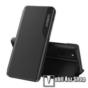 View Window ablakos notesz tok / flip tok - FEKETE - oldalra nyíló, asztali tartó funkciós, műanyag belső - SAMSUNG Galaxy A72 5G (SM-A726F) / Galaxy A72 4G (SM-A725F) kép