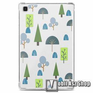Szilikon védő tok / hátlap - ERDŐ MINTÁS - ÁTLÁTSZÓ - erősített sarkok, ERŐS VÉDELEM! - SAMSUNG Galaxy Tab A7 10.4 (2020) (SM-T500/T505) / (2022) (SM-T509) kép
