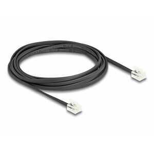 Delock Telefon kábel RJ11 apa - RJ11 apa fekete 3 m kép