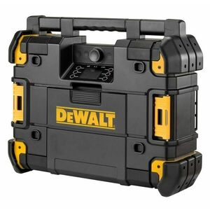 DEWALT Rádió, TSTAK, Bluetooth, töltő, akkumlátorról és hálózatról kép