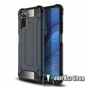 OTT! MAX DEFENDER műanyag védő tok / hátlap - SÖTÉTKÉK - szilikon belső, ERŐS VÉDELEM! - Xiaomi Redmi Note 10 / Note 10S / Poco M5s kép