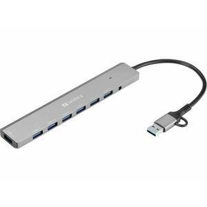 Sandberg 136-66 hálózati csatlakozó USB 3.2 Gen 1 (3.1 Gen 1) Typ... kép