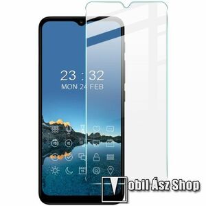 IMAK H előlap védő karcálló edzett üveg - 9H, A képernyő sík részét védi - MOTOROLA Moto E7 Power / G10 / G30 / G Play (2021) - GYÁRI kép