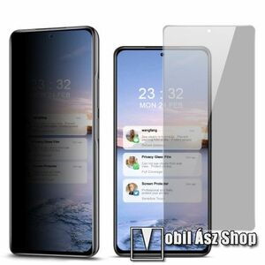 IMAK Privacy Anti-peep előlap védő karcálló edzett üveg - ÁTLÁTSZÓ - 9H, betekintés elleni védelemmel, a teljes felületén tapad! - A TELJES KIJELZŐT VÉDI! - Xiaomi Redmi K40 / Redmi K40 Pro / Redmi K40 Pro Plus / Mi 11i / Mi 11X / Mi 11X Pro / Poco F3 - G kép