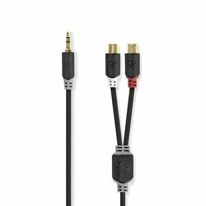 Nedis cabw22250at02 sztereo audió kábel 3, 5mm sztereo jack - 2x r... kép