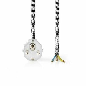 Nedis cegl11930wt vasaló táp kábel, szövet borítás, 3m CEGL11930WT kép