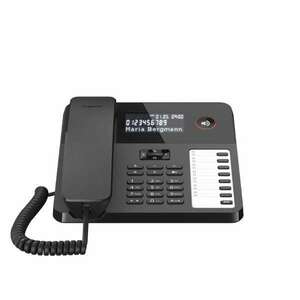 Gigaset telefon desk 600 telefon, fekete S30350-H224-S201 kép