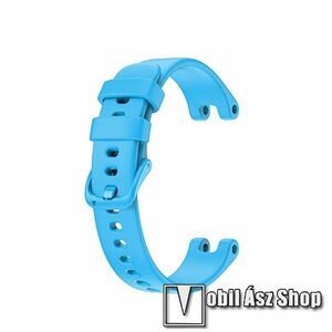Okosóra szíj - ÉGSZÍNKÉK - szilikon - 83mm + 107mm hosszú - Garmin Lily™ kép