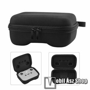 DJI Mini 2 / Mavic Air 2 / Air 2S modellekhez távirányító tartó / hordozó táska - ütődésálló, cipzár, 170 x 130 x 70mm - ERŐS VÉDELEM! - FEKETE kép