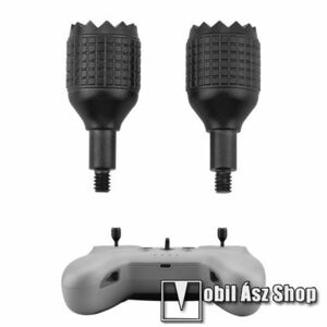 DJI FPV Combo távirányító alumínium analóg kar - 1pár / 2db, csúszásgátló recés, 1.85 x 0.85 x 0.85 cm - FEKETE kép