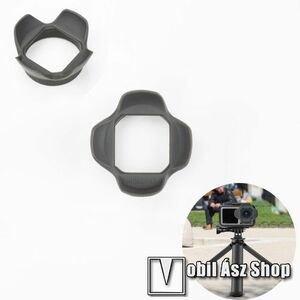 DJI OSMO Action-höz szilikon lencsevédő kupak / napellenző - 45 x 45 x 15 mm - SZÜRKE kép