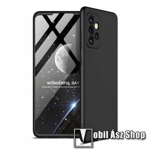 GKK műanyag védő tok / hátlap - FEKETE - 360 fokos védelem! - SAMSUNG Galaxy A72 5G (SM-A726F) / Galaxy A72 4G (SM-A725F) kép