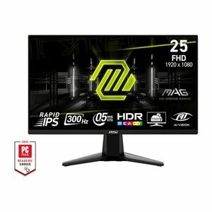 MSI GAMING MAG 255XF 24, 5" FHD Rapid IPS 1920x1080 300Hz Monitor kép