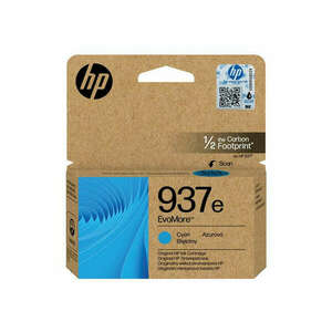 HP 4S6W6NE Tintapatron Cyan 1.650 oldal kapacitás No.937e EvoMore kép