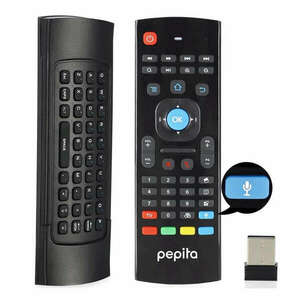 Multifunkciós smart TV Távirányító és billentyűzet hangvezérlésse... kép