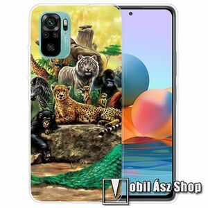 Szilikon védő tok / hátlap - ÁLLATOS MINTÁS - Xiaomi Redmi Note 10 / Note 10S / Poco M5s kép