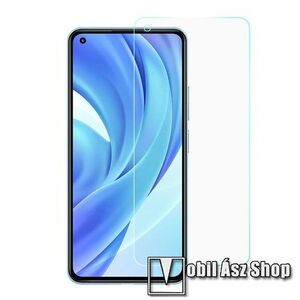 Előlap védő karcálló edzett üveg - 0, 3 mm vékony, 9H, Arc Edge, A képernyő sík részét védi - Xiaomi Mi 11 Lite / Xiaomi Mi 11 Lite 5G kép