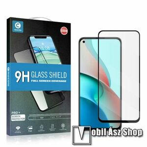MOCOLO előlap védő karcálló edzett üveg, TELJES KIJELZŐT VÉDI - FEKETE - 9H, 0, 33mm, Arc Edge, A teljes felületén tapad! - Xiaomi Mi 11 Lite / Xiaomi Mi 11 Lite 5G - GYÁRI kép