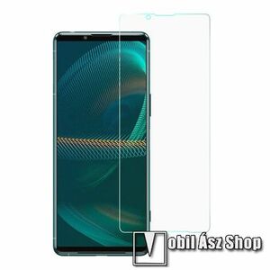 Képernyővédő fólia - Ultra Clear - 1db, törlőkendővel, A képernyő sík részét védi - Sony Xperia 5 III kép