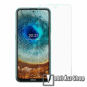 Képernyővédő fólia - Ultra Clear - 1db, törlőkendővel, A képernyő sík részét védi - NOKIA X10 / NOKIA X20 kép