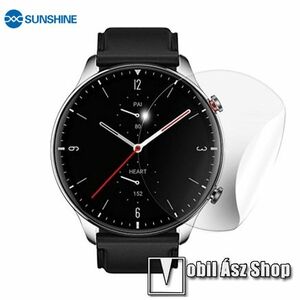 Xiaomi Amazfit GTR 2 43mm, Sunshine Hydrogel TPU okosóra képernyővédő fólia, Ultra Clear, Önregeneráló!, 1db kép