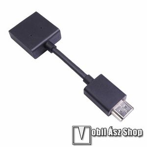 HDMI apa - HDMI anya adapter - 4K támogatás, 11.5cm hosszú - FEKETE kép