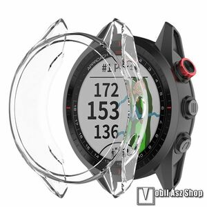 Garmin Approach S62, Okosóra szilikontok, Keret, Bumper, Átlátszó kép