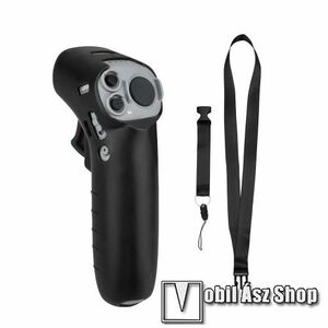DJI FPV Combo Motion távirányítóhoz szilikon tok / nyakpánt - csatos, állítható, 57cm hosszú - FEKETE kép