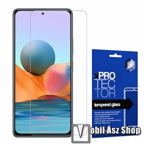 Xpro előlap védő karcálló edzett üveg - 0, 33 mm vékony, 9H, Arc Edge, A képernyő sík részét védi - Xiaomi Redmi Note 10 Pro / Redmi Note 10 Pro Max - GYÁRI kép