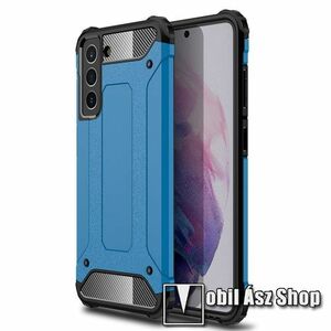 OTT! MAX DEFENDER műanyag védő tok / hátlap - VILÁGOSKÉK - szilikon belső, ERŐS VÉDELEM! - SAMSUNG Galaxy S21 FE (SM-G990B, SM-G990B/DS) kép
