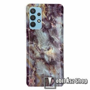 Szilikon védő tok / hátlap - MÁRVÁNY MINTÁS - SZÜRKE - SAMSUNG Galaxy A32 4G (SM-A325F) kép