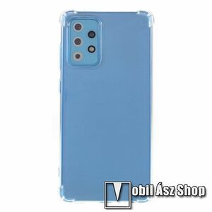 Szilikon védő tok / hátlap - FÉNYES - ÁTLÁTSZÓ - erősített sarkok - SAMSUNG Galaxy A72 5G (SM-A726F) / Galaxy A72 4G (SM-A725F) kép