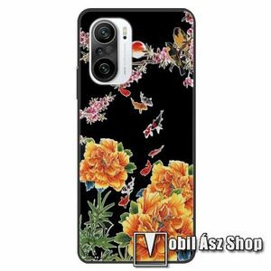 Szilikon védő tok / hátlap - VIRÁG / HAL MINTÁS - Xiaomi Redmi K40 / Redmi K40 Pro / Redmi K40 Pro Plus / Mi 11i / Mi 11X / Mi 11X Pro / Poco F3 kép