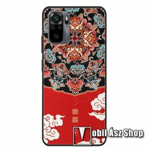Szilikon védő tok / hátlap - SZÍNES VIRÁG MINTÁS - Xiaomi Redmi Note 10 / Note 10S / Poco M5s kép