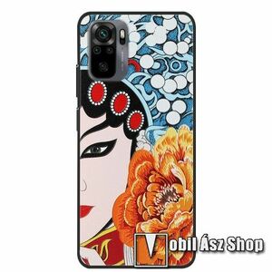 Szilikon védő tok / hátlap - PEKINGI OPERA MINTÁS - Xiaomi Redmi Note 10 / Note 10S / Poco M5s kép