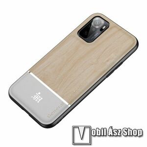 Szilikon védő tok / hátlap - FAEREZET MINTÁS - BARNA - Xiaomi Redmi Note 10 / Note 10S / Poco M5s kép