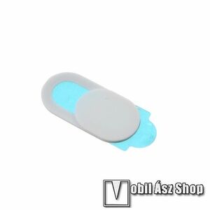 UNIVERZÁLIS kameratakaró - műanyag, öntapadós, 0.7mm vastagság, nem gátolja a laptop lecsukását, teljes adatvédelem és biztonság - FEHÉR kép