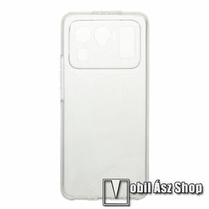 Szilikon védő tok / műanyag hátlap - szilikon előlap és műanyag hátlap védő, 360 fokos védelem! - ÁTLÁTSZÓ - Xiaomi Mi 11 Ultra kép