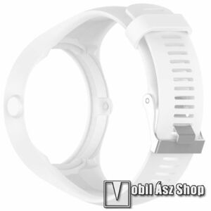 TPU okosóra szíj - Polar M200 - FEHÉR - 26cm hosszú kép