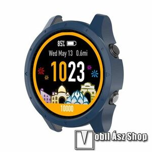 Okosóra műanyag védő tok / keret - SÖTÉTKÉK - Garmin Forerunner 935 / Garmin Forerunner 945 kép