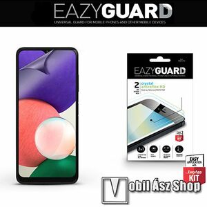 EAZYGUARD képernyővédő fólia - 2 db/csomag (Crystal/Antireflex MATT!) - törlőkendővel, A képernyő sík részét védi - SAMSUNG Galaxy A22 5G (SM-A226) / Galaxy F42 5G (SM-E426B/DS) - GYÁRI kép