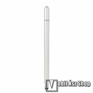 Érintőképernyő ceruza 2 az 1-ben - kapacitív kijelzőhöz, érintőpárnával és érintőtányérral, KÉZÍRÁSRA, RAJZOLÁSRA ALKALMAS - SZÜRKE kép