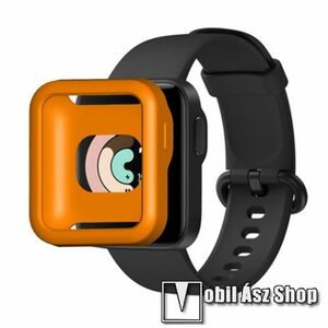 Okosóra szilikontok - NARANCSSÁRGA - Xiaomi Mi Watch Lite / Xiaomi Redmi Watch kép