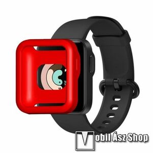 Okosóra szilikontok - PIROS - Xiaomi Mi Watch Lite / Xiaomi Redmi Watch kép