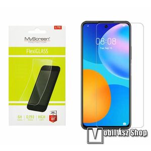 MYSCREEN LITE FLEXI GLASS flexibilis képernyővédő üvegfólia - karcálló, ütésálló, 0.19mm, 6H - ÁTLÁTSZÓ - HUAWEI P smart (2021) / HUAWEI Y7a / Honor 10X Lite - GYÁRI kép